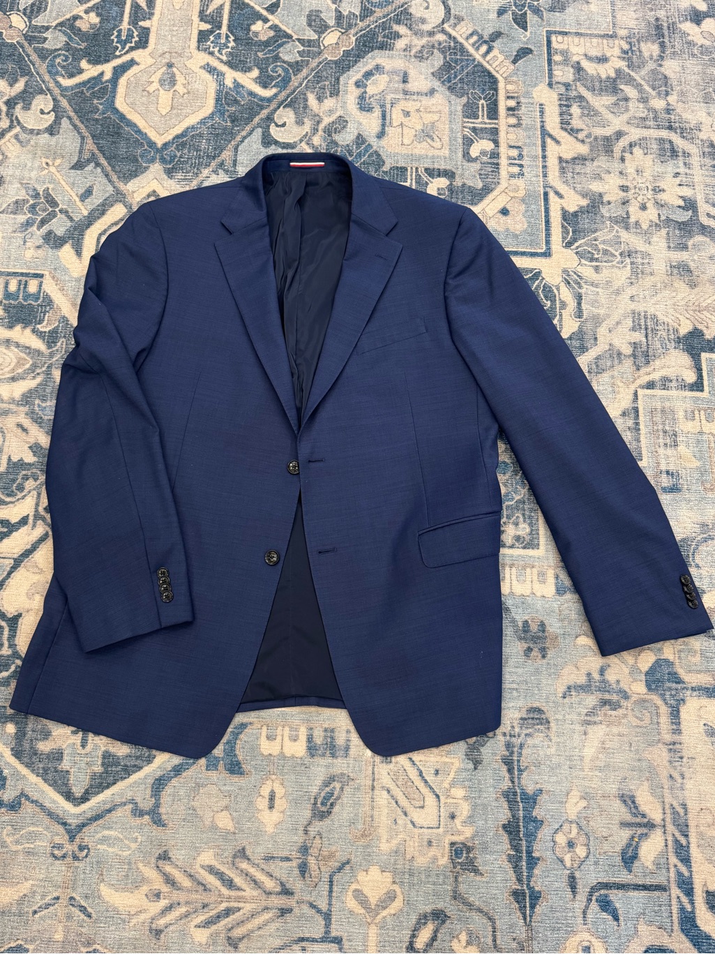 Men's Navy Blue Tommy Hilfiger Suit